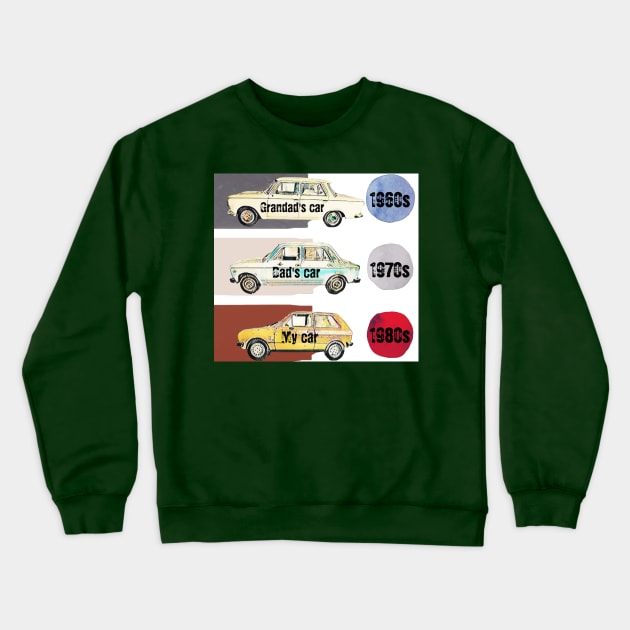 Yugoslavia Cars Crewneck Sweatshirt by RetroTjoshak